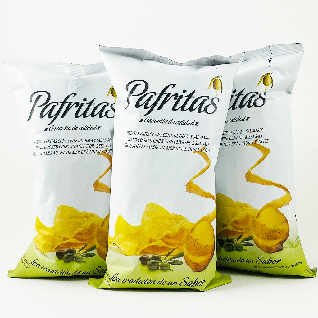 Pafritas 'Sal Marina' Sea Salt Chips 120g - Box of 12