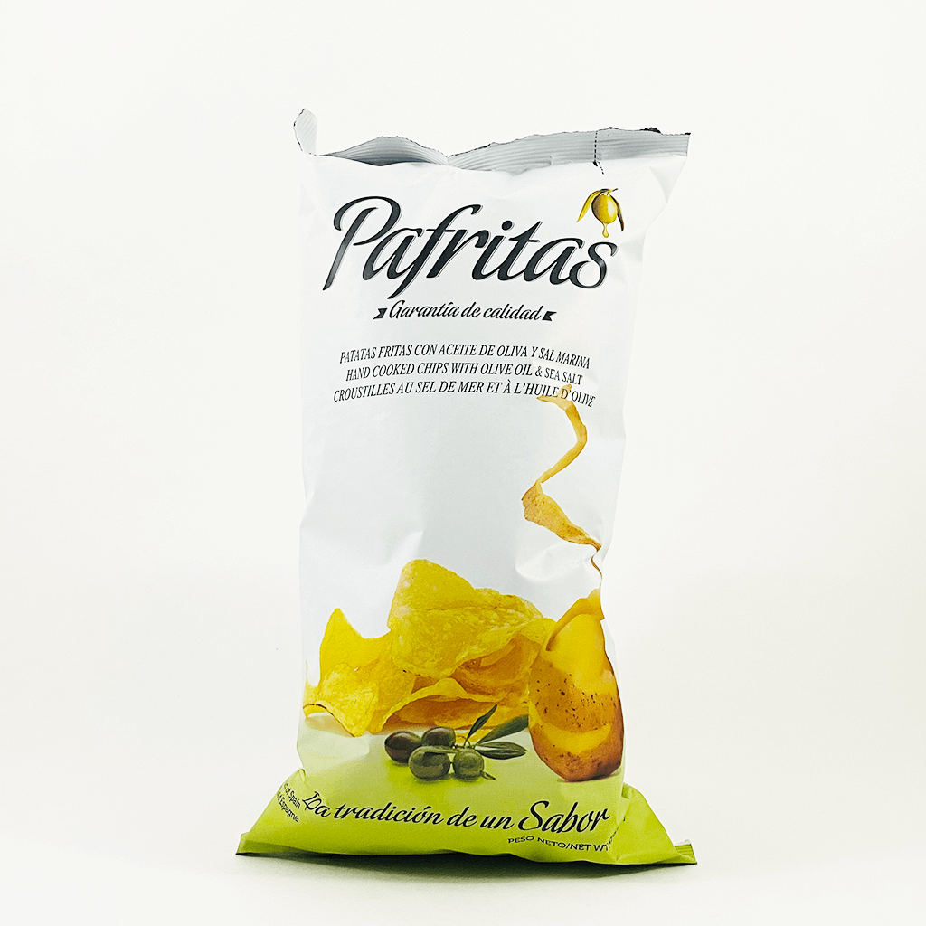 Pafritas Sea Salt potato chips 120g packet