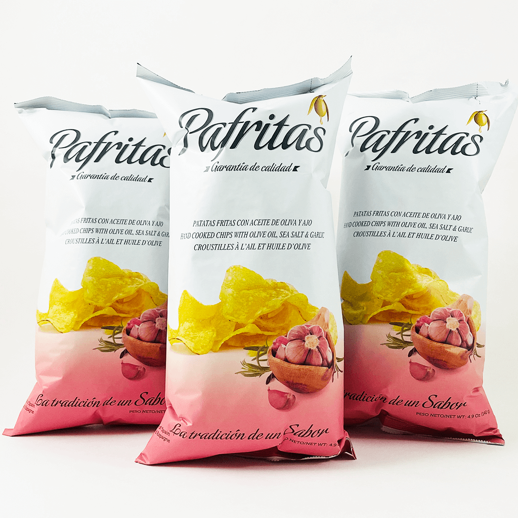 Pafritas 'Ajo' Spanish Garlic Chips 120g - Box of 12