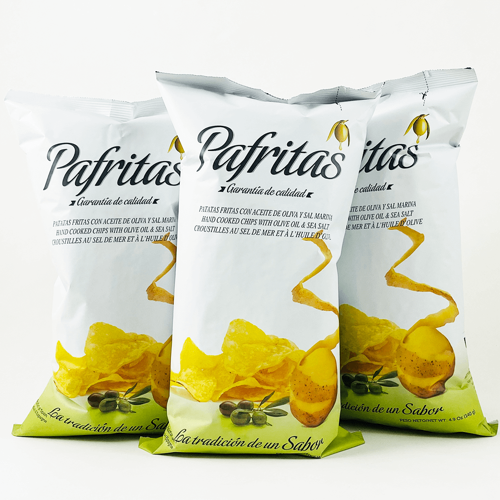 Pafritas 'Sal Marina' Sea Salt Chips 140g - Box of 10